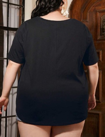 Tricou SHEIN CURVE, negru