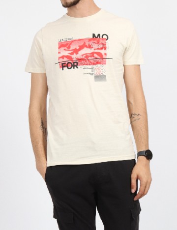 Tricou Milano Bulls, crem