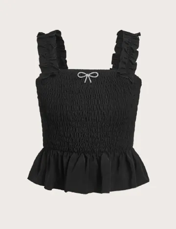 Maiou Shein Kids, negru Negru