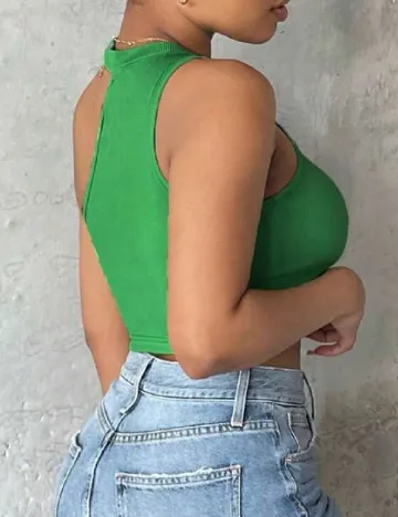 Top SHEIN, verde Verde