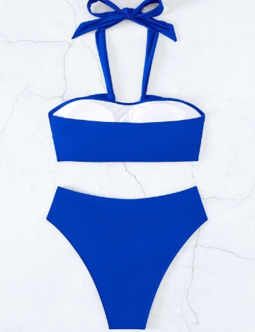 Costum de baie SHEIN, albastru