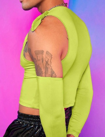 Top SHEIN, verde