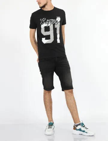 Tricou Milano Bulls, negru Negru