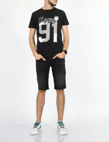 Tricou Milano Bulls, negru Negru