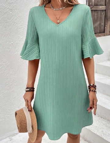 Rochie scurta SHEIN, verde