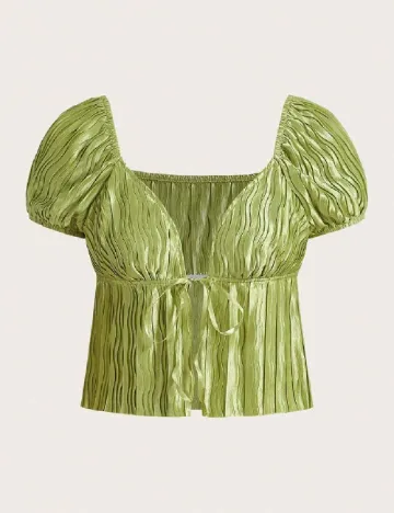 Top SHEIN, verde Verde