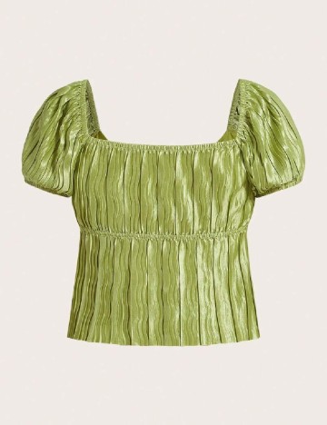 Top SHEIN, verde