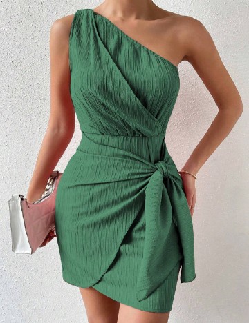 Rochie scurta SHEIN, verde