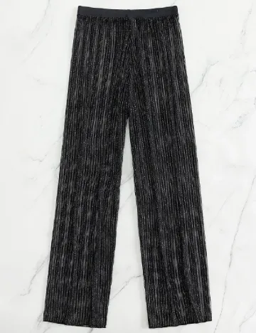 Pantaloni de plaja SHEIN, negru Negru