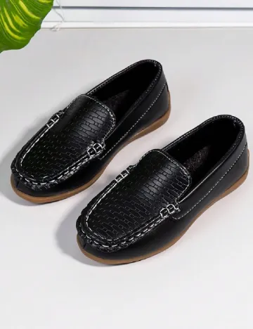 Mocasini Shein Kids, negrun Negru