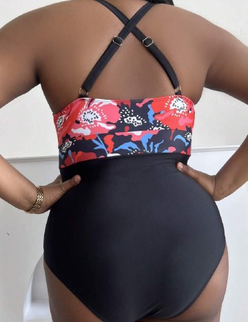 Costum de baie SHEIN CURVE, negru