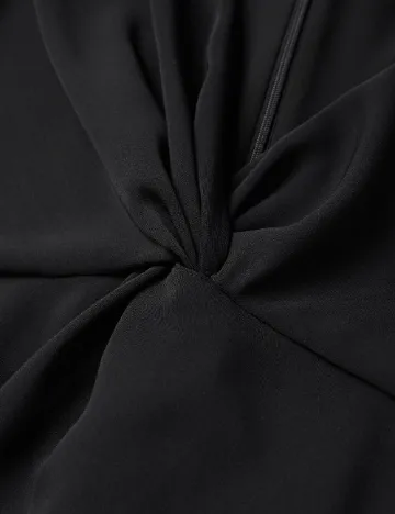Rochie medie Mango Violeta, negru Negru