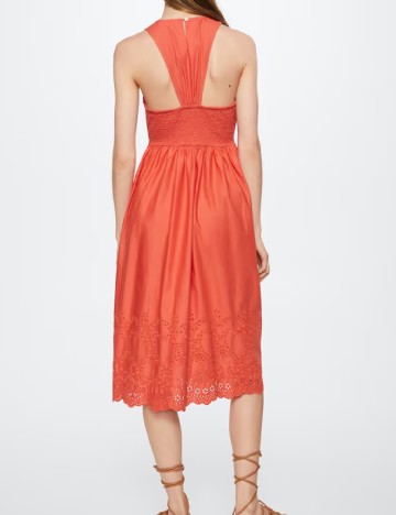 Rochie medie Mango, portocaliu