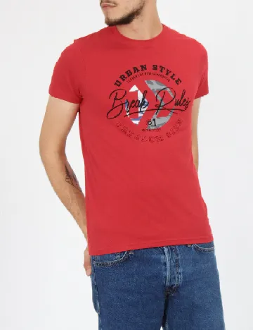 Tricou Milano Bulls, rosu