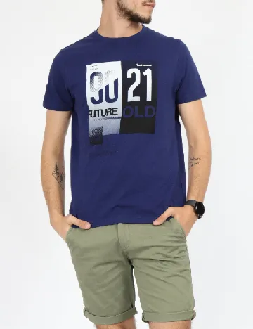 Tricou Milano Bulls, bleumarin