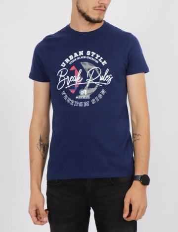 Tricou Milano Bulls, bleumarin