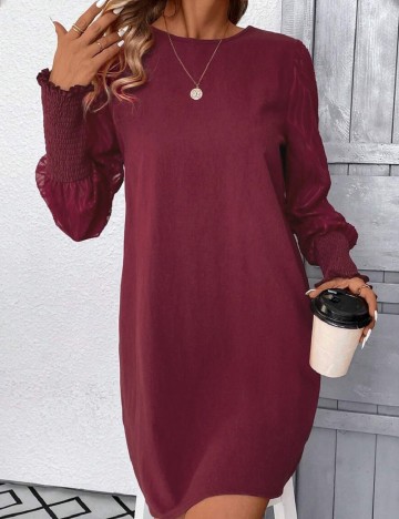 Rochie scurta Emery Rose, visiniu