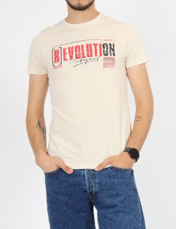 Tricou Milano Bulls, crem