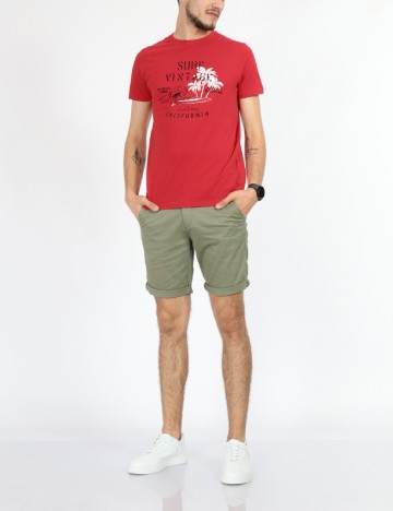 Tricou Milano Bulls, rosu