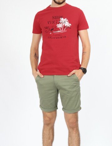 Tricou Milano Bulls, rosu