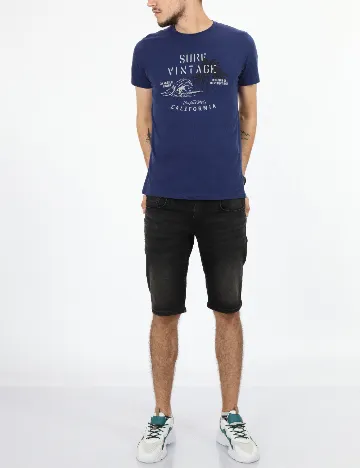 Tricou Milano Bulls, bleumarin Albastru