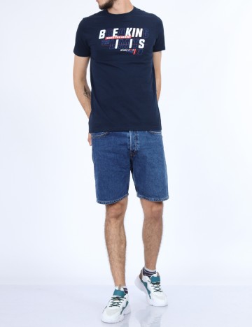 Tricou Milano Bulls, bleumarin