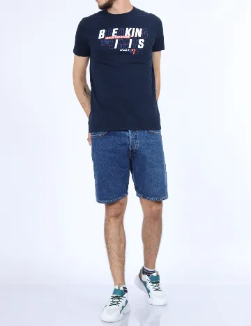 Tricou Milano Bulls, bleumarin Albastru