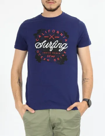 Tricou Milano Bulls, albastru