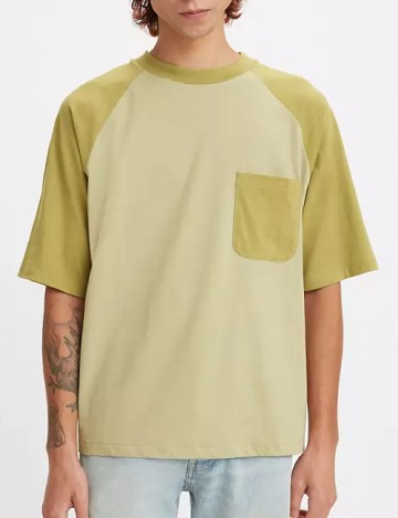 Tricou Oversize Levi S, verde