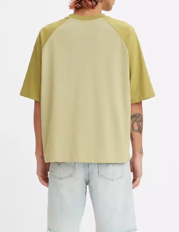 Tricou Oversize Levi S, verde