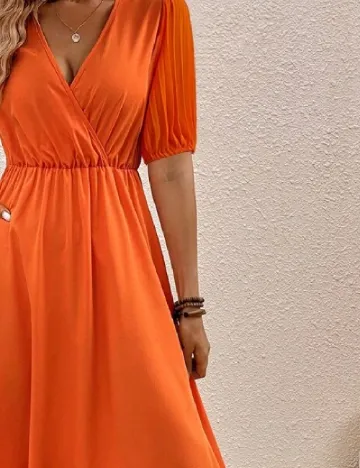 Rochie medie SHEIN, portocaliu
