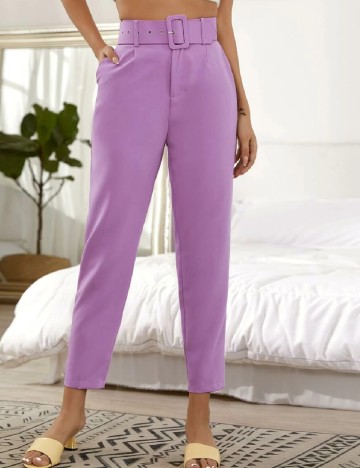 Pantaloni SHEIN, mov