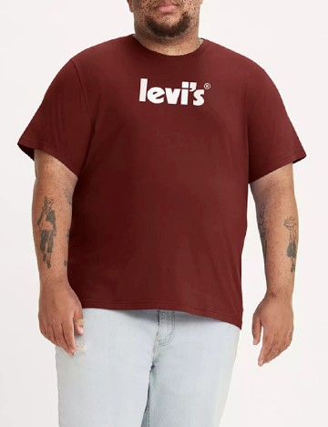 Tricou Levi S Plus Size, visiniu