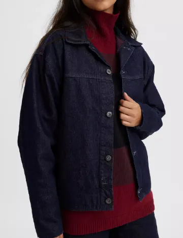 Jacheta Oversize Levi S, bleumarin Albastru