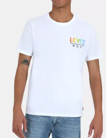 Tricou Levi S, alb Alb