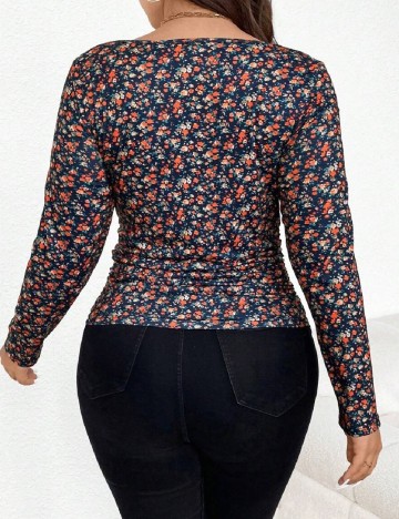 Bluza SHEIN CURVE, floral print