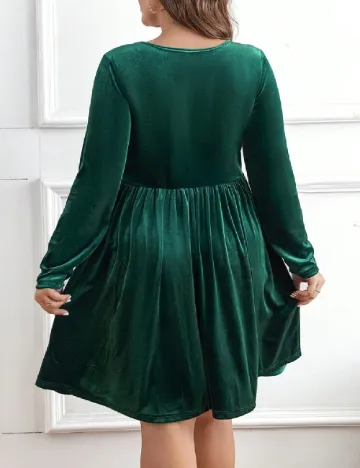 Rochie scurta SHEIN CURVE, verde Verde