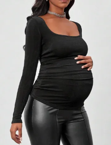 Bluza SHEIN Maternity, negru Negru