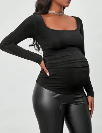 Bluza SHEIN Maternity, negru Negru