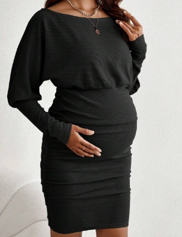 Rochie scurta SHEIN Maternity, negru