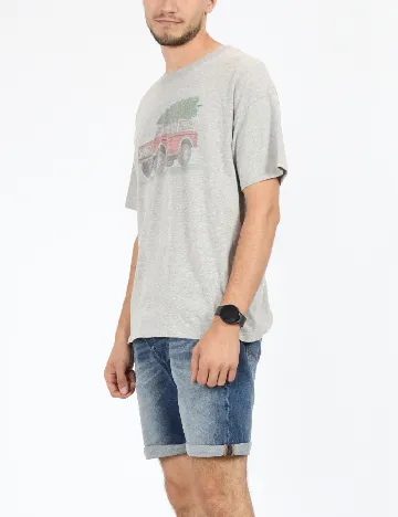 Tricou American Eagle, gri Gri