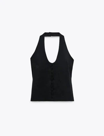 Top Zara, negru
