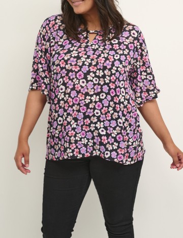 Bluza Kaffe Curve, floral print