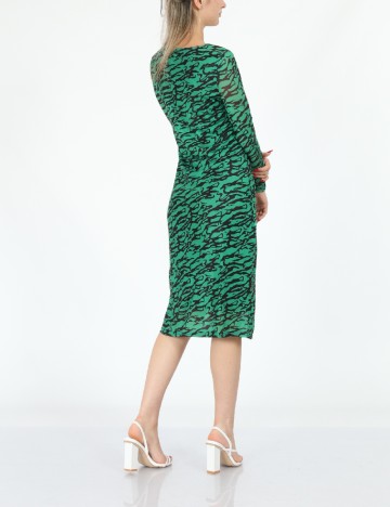 Rochie medie SisterS point, verde