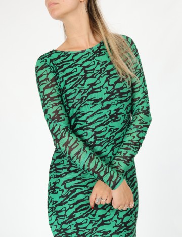 Rochie medie SisterS point, verde