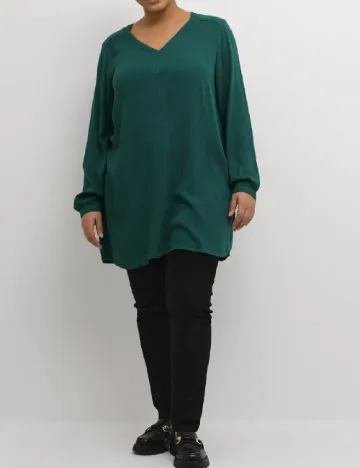 Bluza Kaffe Curve, verde Verde