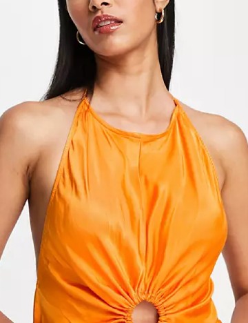 Rochie lunga Top Shop, portocaliu
