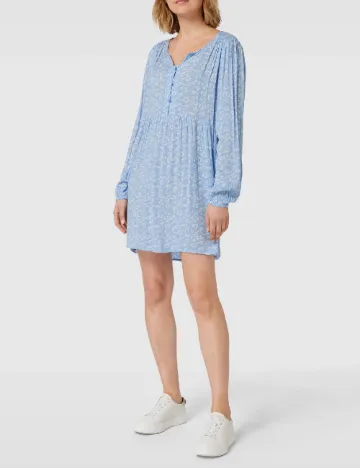 Rochie scurta Kaffe, bleu Albastru