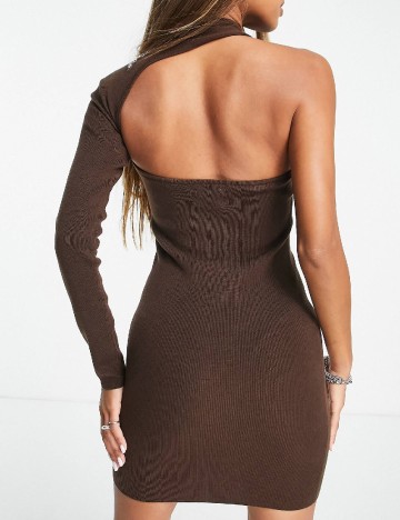 Rochie scurta ASOS, maro