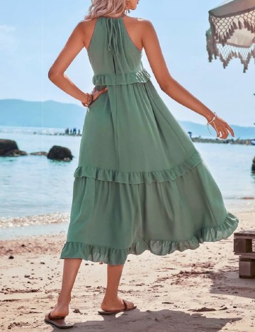 Rochie medie SHEIN, verde